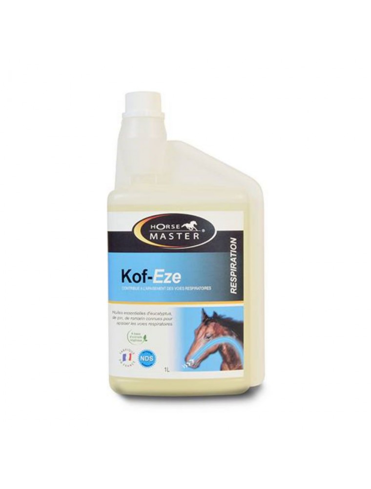 Kof-Eze - Soutien les voies respiratoires des chevaux 1L - Horse Master
