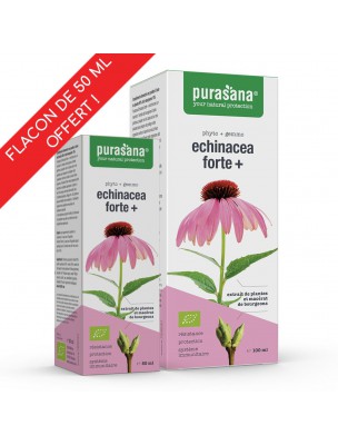 Image de Echinacea Forte + Bio Duopack - Système immunitaire 100 ml + 50 ml offert - Purasana depuis Achetez les produits Purasana à l'herboristerie Louis (2)