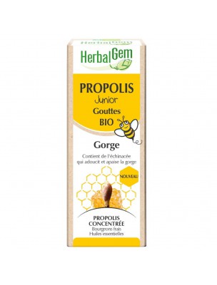 Image de Propolis Bio Junior - Système respiratoire 15 ml - Herbalgem depuis Achetez les produits Herbalgem à l'herboristerie Louis