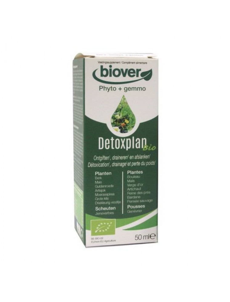Detoxplan Bio - Détoxication, drainage et perte de poids 50 ml - Biover Detoxplan Bio - Détoxication, drainage et perte de poids 50 ml - Biover