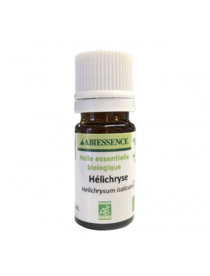 Image de Hélichryse Bio - Huile essentielle d'Helichrysum italicum 5 ml - Abiessence depuis Huiles essentielles rares et précieuses