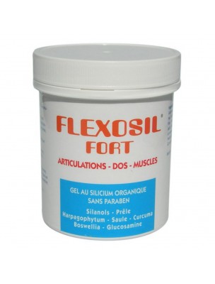 Image de Flexosil Fort - Gel de massage au Silicium  organique 200 ml - Nutrition Concept via Frêne bourgeon Bio - Articulations 30 ml - Herbalgem
