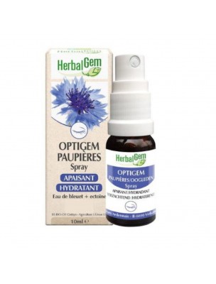 Image de OptiGEM Paupières spray au bleuet - Yeux secs ou fatigués 10 ml - Herbalgem via Bleuet Bio - Hydrolat de Centaurea cyanus 100 ml - Propos Nature