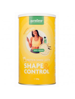 Image de Shape et Control Vegan Vanille - Aide minceur en poudre 350g - Purasana depuis Protéines naturelles pour régime minceur