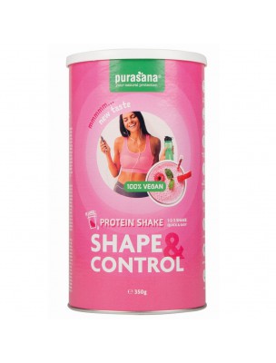 Image de Shape and Control Vegan Strawberry Raspberry - Slimming Aid Powder 350g Purasana depuis Vegetable and natural proteins according to your diet