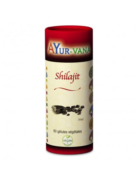 Achetez Shilajit - Détox et Vitalité 60 gélules - Ayur-Vana à l'herboristerie Louis Image principale de Shilajit - Détox et Vitalité 60 gélules - Ayur-Vana