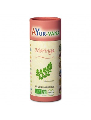 Image de Moringa Bio - Natural defences 60 capsules - Ayur-Vana depuis The richness of Moringa, known for the well-being of the body