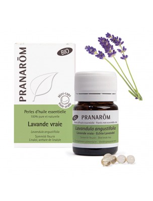 Image de Lavender organic - Essential oil beads - Pranarôm depuis Beads of essential oils