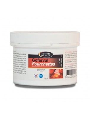 Image de Goferval Fourchettes - Soin des pieds des chevaux 250 g - Horse Master via Achetez Shampoing Argile - Poils et Peau des Chevaux 750 ml - Horse Master