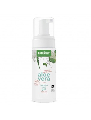 Image de Aloe vera Bio - Gel réparateur et hydratant 200 ml - Purasana depuis Soins, hygiènes et cosmétiques destinés au visage