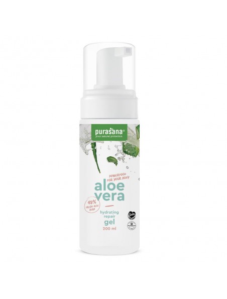 Aloe vera Bio - Gel réparateur et hydratant 200 ml - Purasana Aloe vera Bio - Gel réparateur et hydratant 200 ml - Purasana
