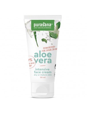 Image de Aloe vera Bio - Crème Visage Intensive 50 ml - Purasana depuis Résultats de recherche pour "Centella asiati"