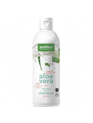 Image de Aloe vera Bio - Shampooing réparateur hydratant 200 ml - Purasana depuis Shampoings Bio sans additifs
