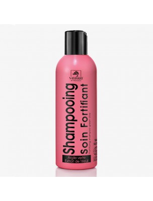 Image de Shampooing Cheveux fragiles bio - Argile verte et Tilleul 200 ml - Naturado via Gel Douche Bio XXL - Rêve de Jasmin 1L - Naturado