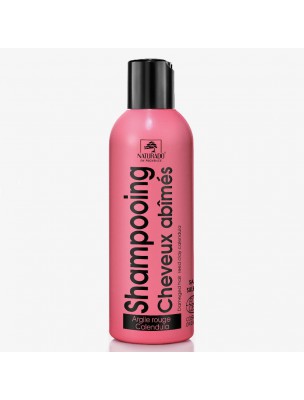 Image de Organic Damaged Hair Shampoo - Red Clay and Calendula 200 ml - (French) Naturado depuis Natural clay cosmetics for your beauty