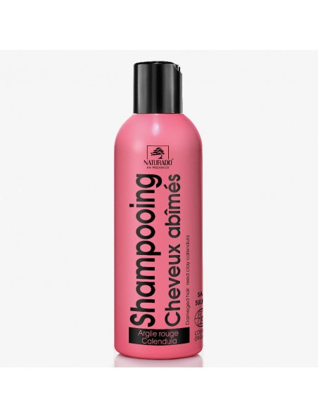 Image principale de Shampooing Cheveux abîmés bio - Argile rouge et Calendula 200 ml - Naturado