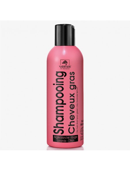 Shampooing Cheveux gras bio - Argile, Lavande et Citron 200 ml - Naturado Shampooing Cheveux gras bio - Argile, Lavande et Citron 200 ml - Naturado