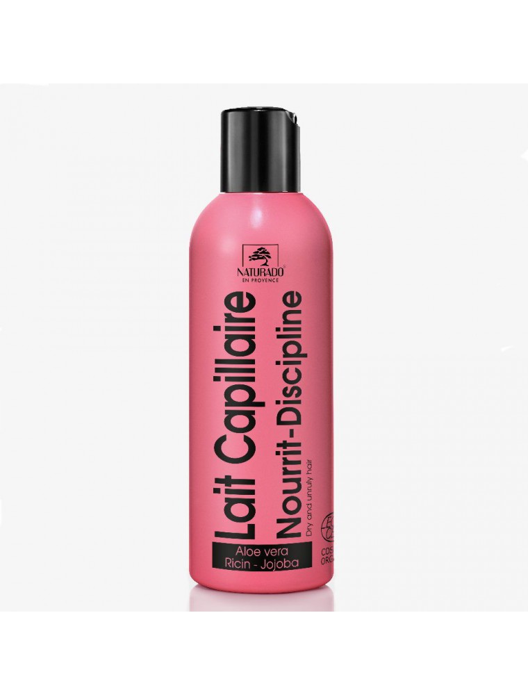 Lait Capillaire bio - Aloe vera, Huile de Ricin et Jojoba 200 ml - Naturado Lait Capillaire bio - Aloe vera, Huile de Ricin et Jojoba 200 ml - Naturado