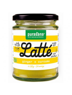 Image de Latté Bio - Gingembre Curcuma 120 g - Purasana depuis Latté Bio - Cacao Maca 120 g - Purasana
