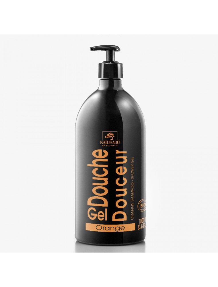 Image principale de la modale pour Gel Douche Douceur XXL Bio - Orange 1 Litre - Naturado