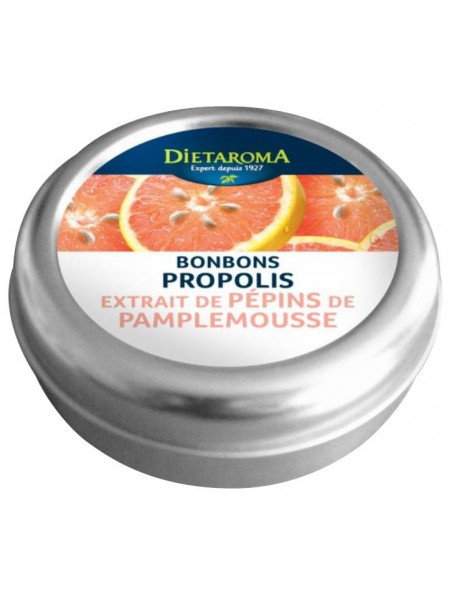 Image principale de Propolis et Extrait de pépins de pamplemousse Bonbons - Immunité 50 g - Dietaroma