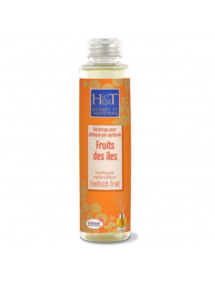 Image de Fruits of the Islands Bio - Refill for Capillary Diffuser 100 ml - Herbes et Traditions depuis Stimulate the senses by offering a diffuser and its refills