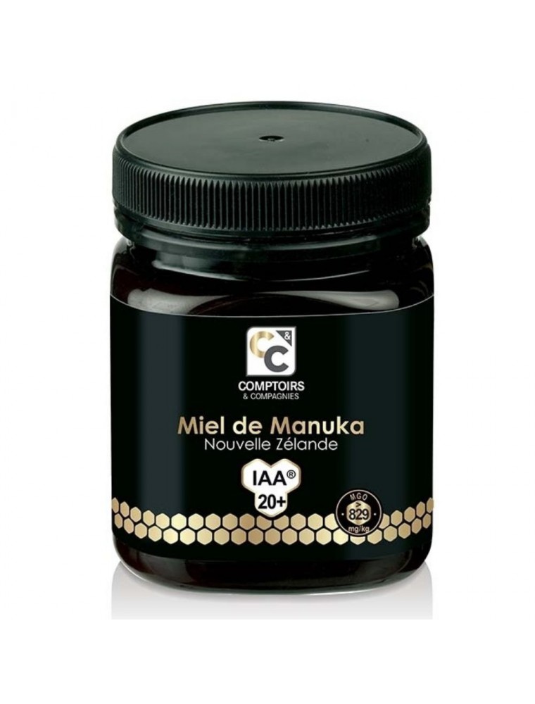 Image principale de la modale pour Miel de Manuka 20+ - Sphère ORL et plaies 250g - Comptoirs et Compagnies