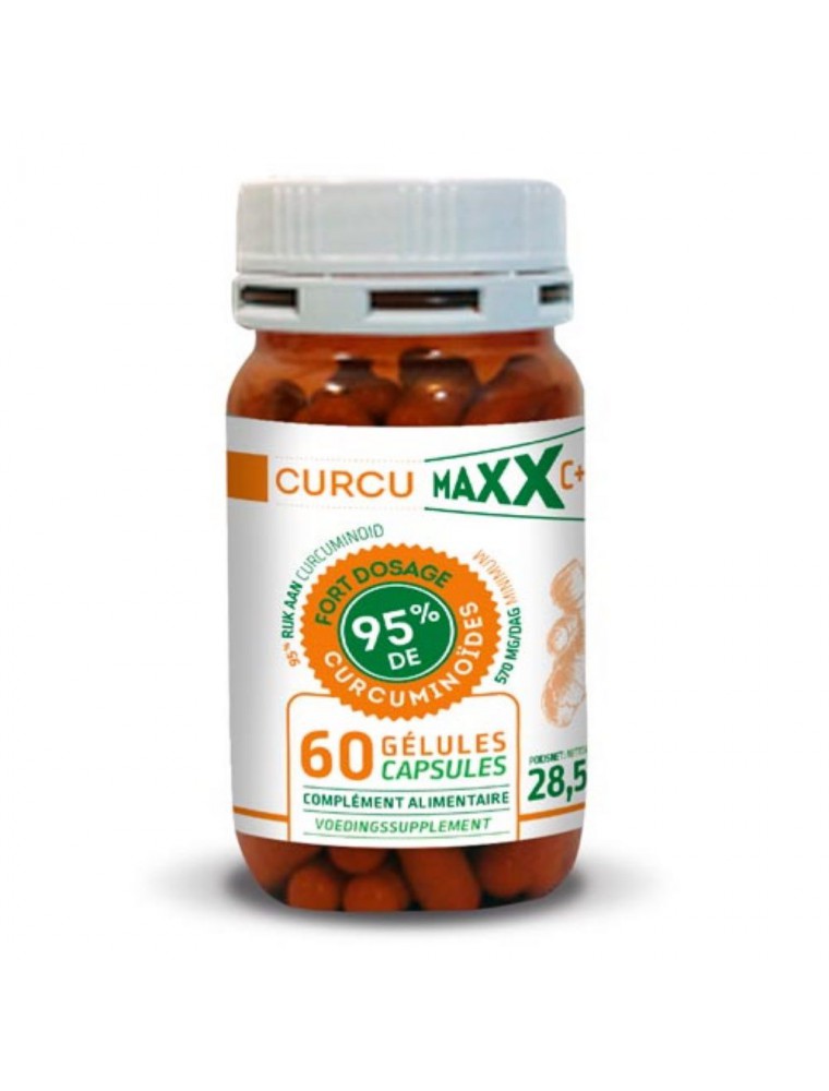 Curcumaxx C+ Bio 95% - Curcuma 60 gélules - Curcumaxx
