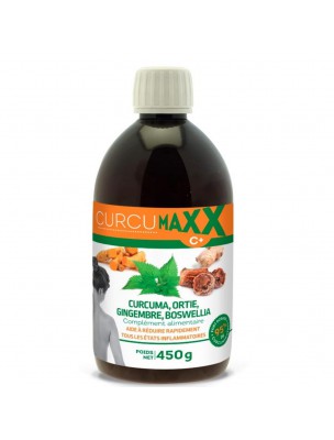 Image de Curcumaxx C+ Ortie, Gingembre et Boswellia - Articulations 500 ml - Curcumaxx via Eucalyptus citronné Bio - Huile essentielle Herbes et Traditions