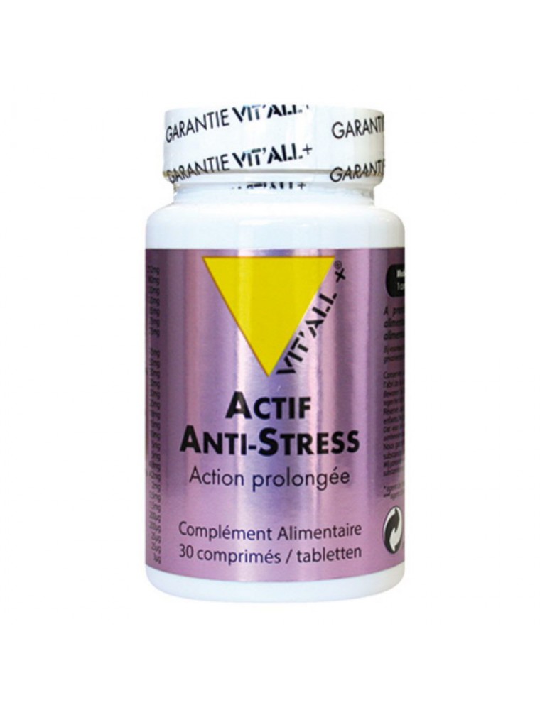 Image principale de la modale pour Anti-Stress Action Prolongée - Stress 30 comprimés - Vit'all+