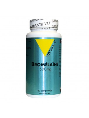 Image de Bromélaïne 500 mg - Digestion 60 gélules végétales - Vit'all+ via Desmodium 200 mg - 100 gélules végétales - Vit'all+