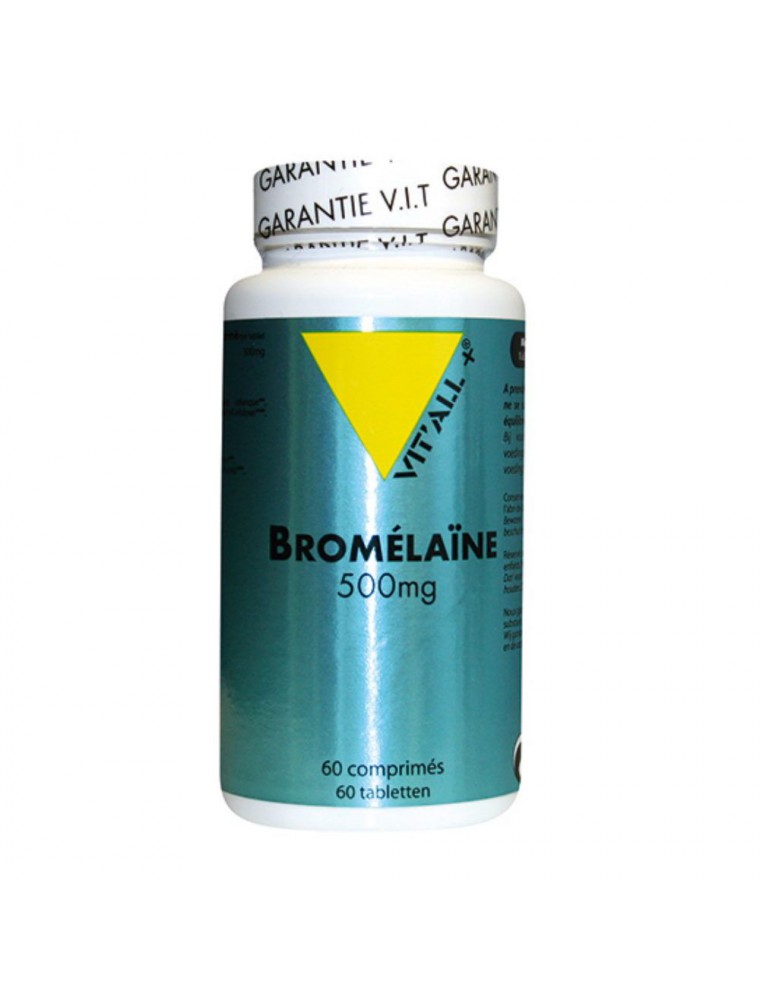 Image principale de la modale pour Bromélaïne 500 mg - Digestion 60 gélules végétales - Vit'all+