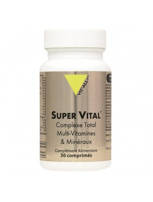 Image de Super Vital - Tonus 30 comprimés - Vit'all+ via Fer Bisglycinate 27mg Vital+ | Maintien immunité