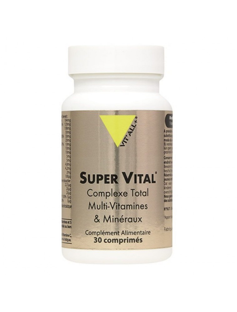 Image principale de la modale pour Super Vital - Tonus 30 comprimés - Vit'all+