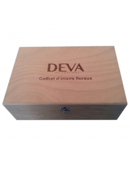 Achetez Coffret Bois Vide - Florithérapie 40 emplacements - Deva à l'herboristerie Louis Image principale de Coffret Bois Vide - Florithérapie 40 emplacements - Deva