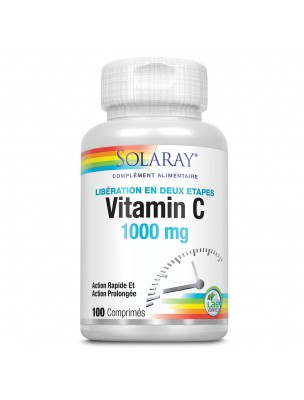 Image de Vitamine C 1000 mg - Tonus 100 comprimés - Solaray depuis Commandez les produits Solaray à l'herboristerie Louis