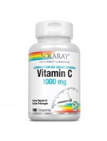 Image de Vitamine C 1000 mg - Tonus 100 comprimés - Solaray depuis Vitamine C : boostez votre système immunitaire avec nos produits de phytothérapie