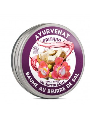 Image de Baume au beurre de Sal Bio - Ayurvenat Prithivi 50 ml - Le Secret Naturel depuis Baume hydratant, déodorant et anti-douleur