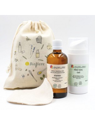 Kit routine visage slow Bio - Jojoba et Aloe vera - Bioflore