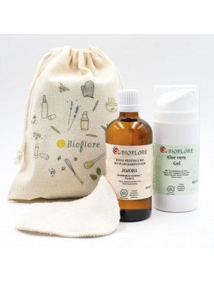 Image de Slow Organic Face Kit - Jojoba and Aloe Vera - Bioflore depuis Natural gifts for babies and children