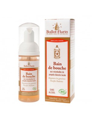 Image de Mouthwash with local white propolis microbubbles - 50 ml - Ballot-Flurin depuis Vegetable toothpaste in tube or solid