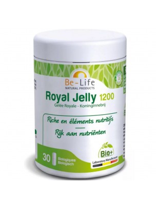 Image de Royal Jelly 1200 Organic - Royal Jelly 30 capsules - Be-Life depuis Buy your Fresh and Organic Royal Jelly here