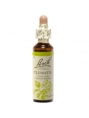 Image de Clematis (Clématite) N°9 - Inattention 20 ml - Fleurs de Bach Original via Bourgeons de Marronnier Bio - Elixir Floral Deva