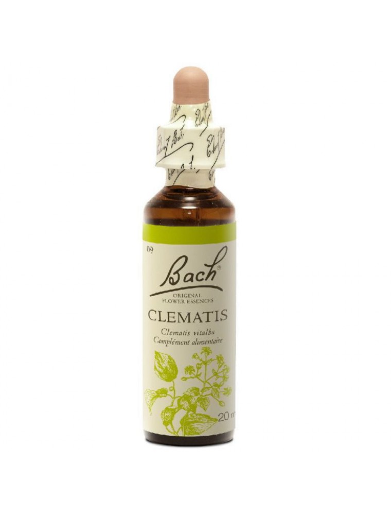Clematis (Clématite) N°9 - Inattention 20 ml - Fleurs de Bach Original