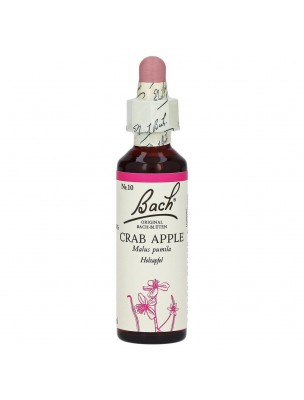 Image de Crab Apple (Pommier) N° 10 - Sentiment de honte 20 ml - Fleurs de Bach Original depuis Achetez les produits Bach à l'herboristerie Louis