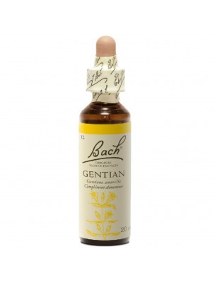 Image de Gentian No. 12 - Doubt and Despondency 20ml - Flowers of Bach Original depuis Buy the products Bach at the herbalist's shop Louis
