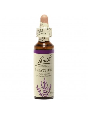 Image de Heather No. 14 - Egocentricity 20ml - Flowers of Bach Original depuis Buy the products Bach at the herbalist's shop Louis