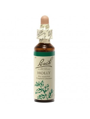Image de Holly No. 15 - Anger 20ml - Flowers of Bach Original depuis Buy the products Bach at the herbalist's shop Louis