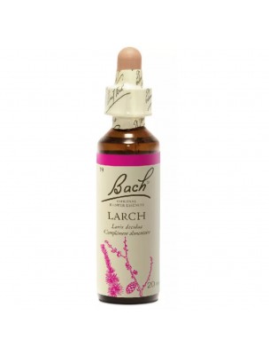 Image de Larch (Mélèze) N°19 - Confiance en soi 20ml - Fleurs de Bach Original depuis Les fleurs de Bach luttent contre le découragement et le désespoir