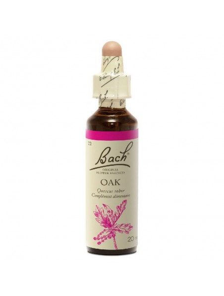 Oak (Chêne) N°22 - Bourreau de travail 20ml - Fleurs de Bach Original Oak (Chêne) N°22 - Bourreau de travail 20ml - Fleurs de Bach Original
